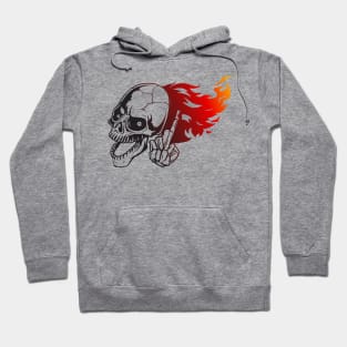 Fire Skull Hoodie